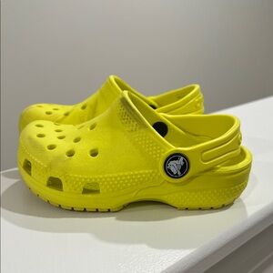 CROCS Kids Bright Yellow Water Shoes